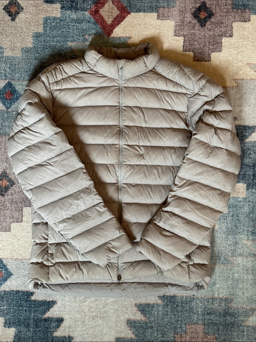 LULULEMON Men’s Navigation Stretch Down Jacket Light Grey Size Small c. 2023